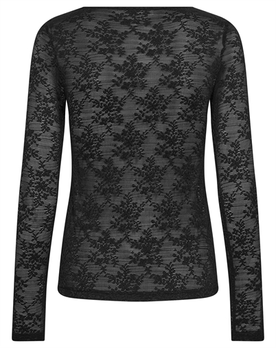 Co' Couture - BirtaCC O-Neck Bluse - Black